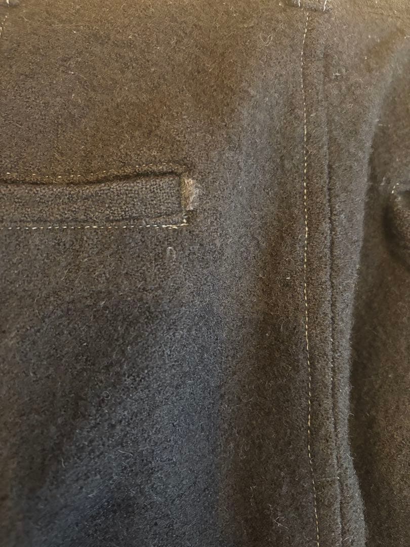 ヨウジヤマモト 製品染め縮絨クロップドパンツ2 Yohji Yamamoto