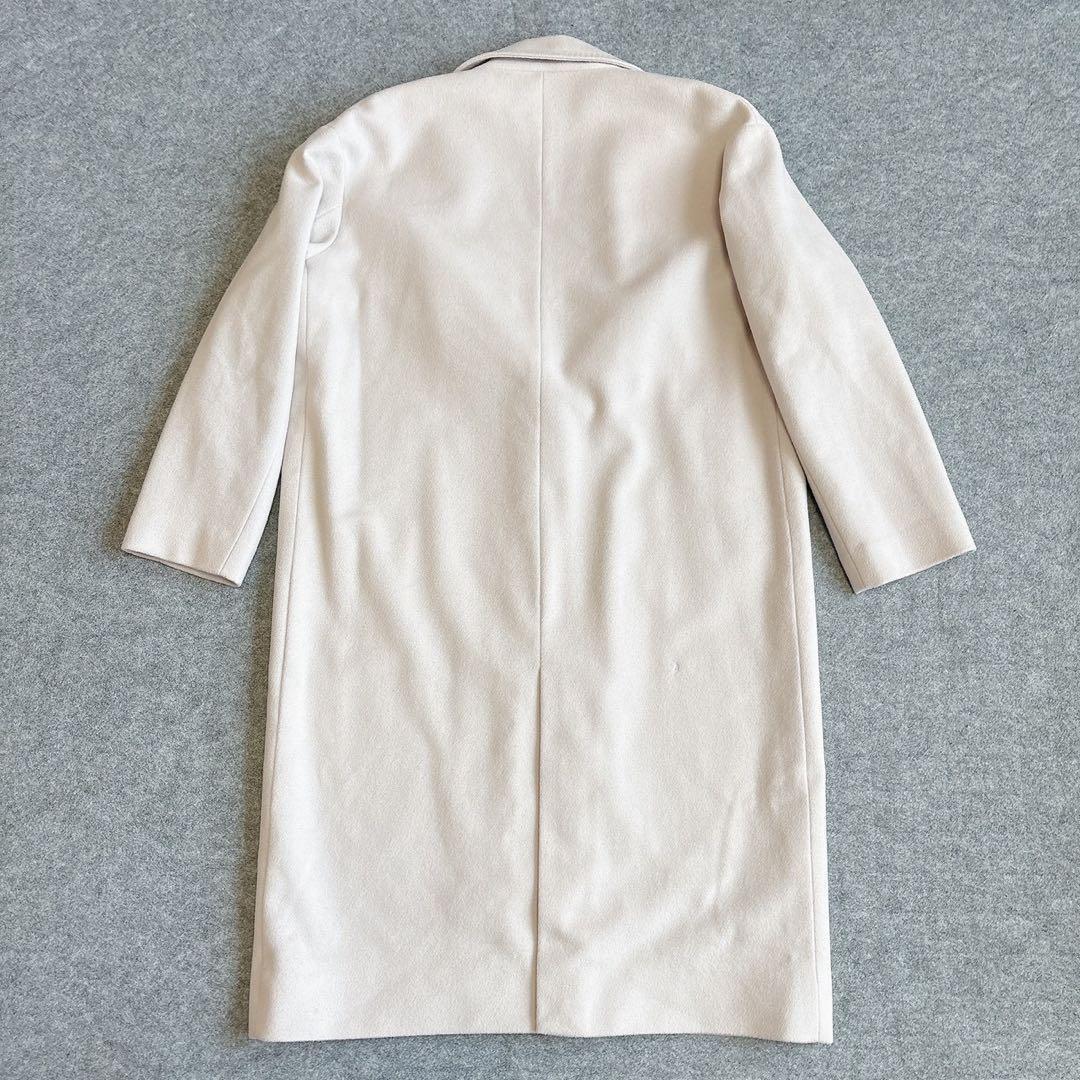 極美品　2024 23区 ウールカシミヤビーバー チェスターコート アイボリー