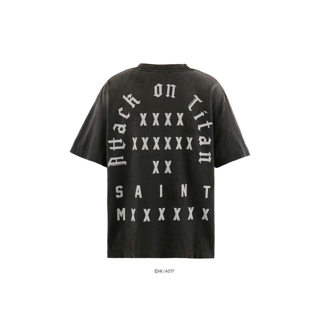 SAINT Mxxxxxxx X 進撃の巨人 Tee M