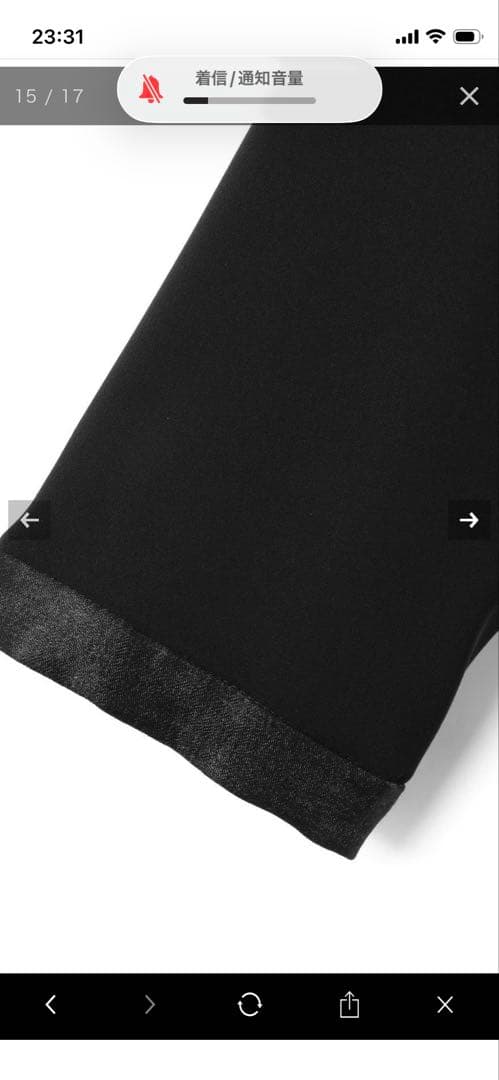 mizuiro ind ブラック 襟付きサテンコクーンワンピース