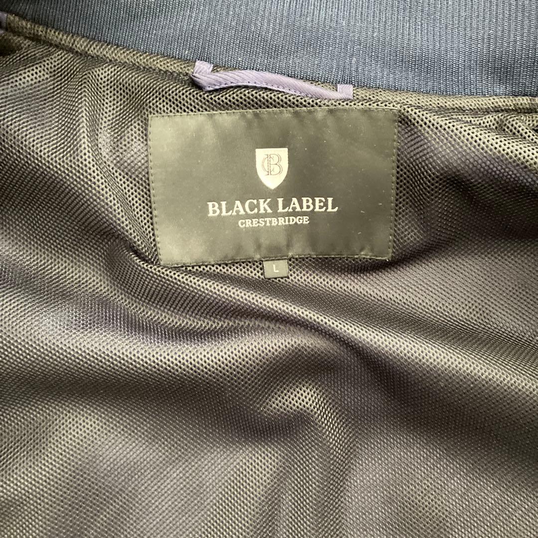 BLACK LABEL CRESTBRIDGE ネイビー フード付きブルゾン　L