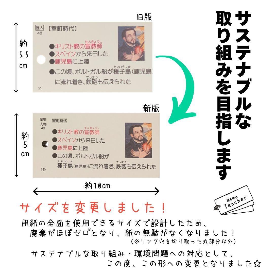 【歴史の基本フルカード⭐︎リニューアル版】約300枚暗記カード 中学受験対策