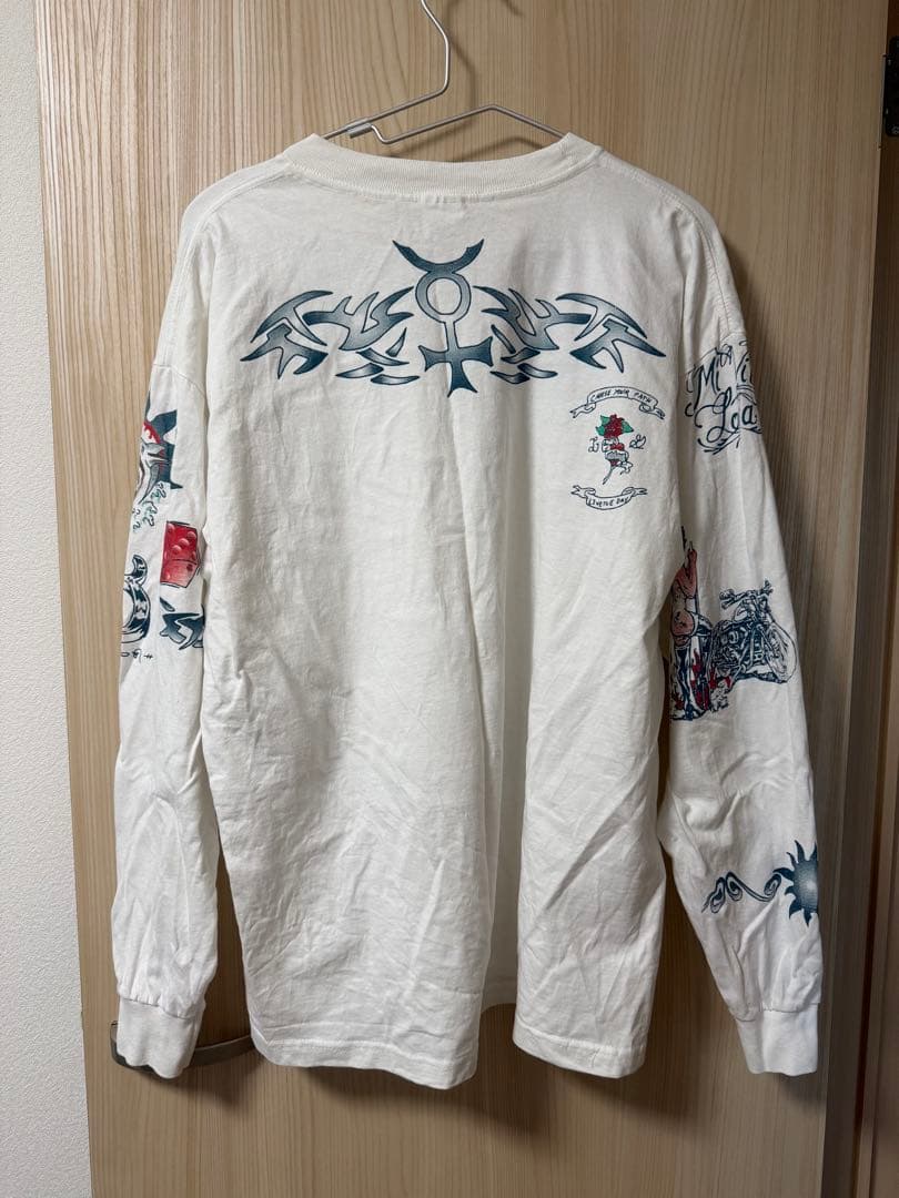 トップス Dennis Rodman tattoo LS 90s greatland