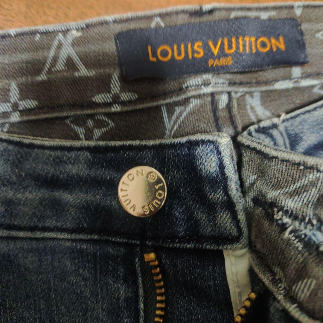 LOUIS VUITTON スキニーデニム ダークブルー