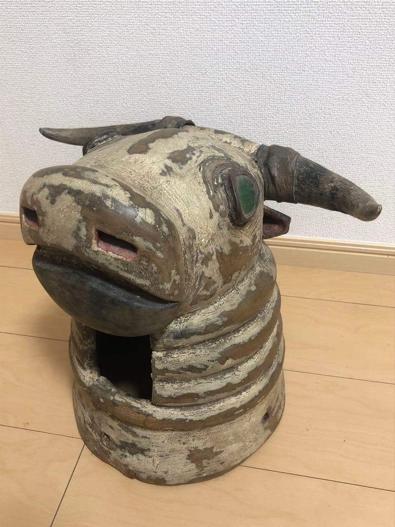 ビジョゴ族　仮面　マスク　アフリカンアート　プリミティブアート