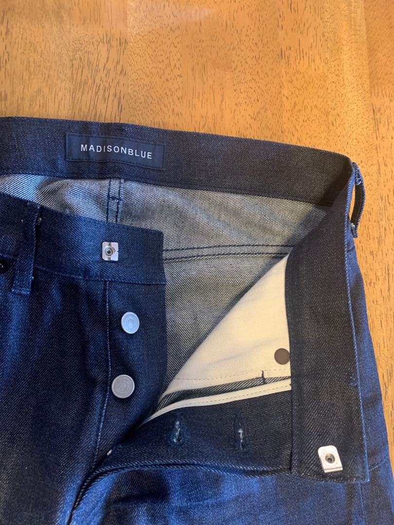 〔美品〕MADISONBLUE セルビッチデニム ストレート　インディゴ　S