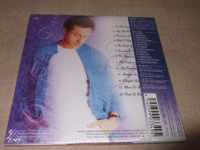 DAVID POMERANZ,新品未開封,紙ジャケ,AOR,ジム・ピートリック