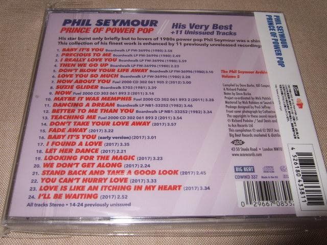 PHIL SEYMOUR,新品未開封,国内盤仕様,フィルセイモア,パワー・ポップ