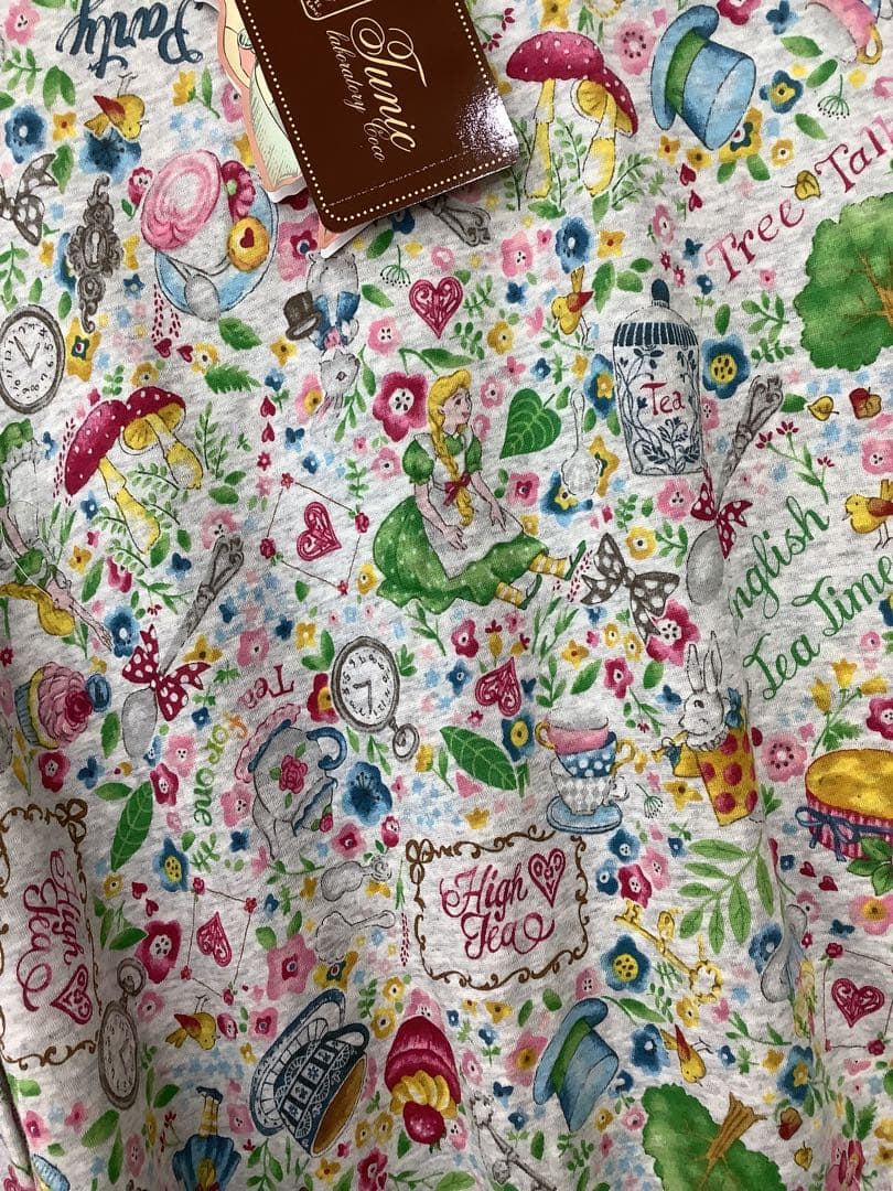 鴨居羊子TUNIC ルームウエア　パジャマ　コットン100%接結　やわらか素材
