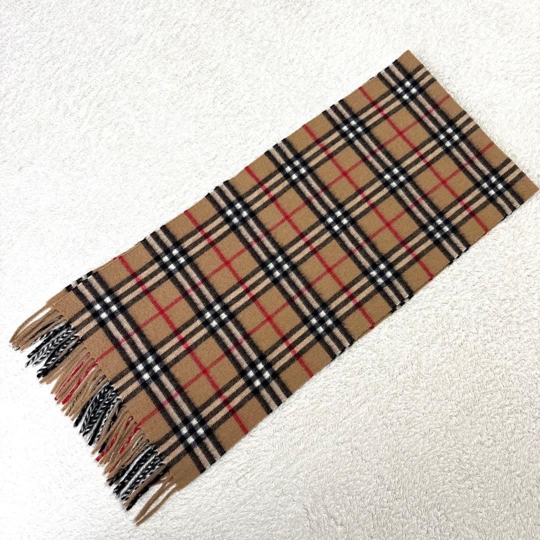 極美品✨バーバリーズロンドン カシミヤ・ラムウール ノバチェック 英国製