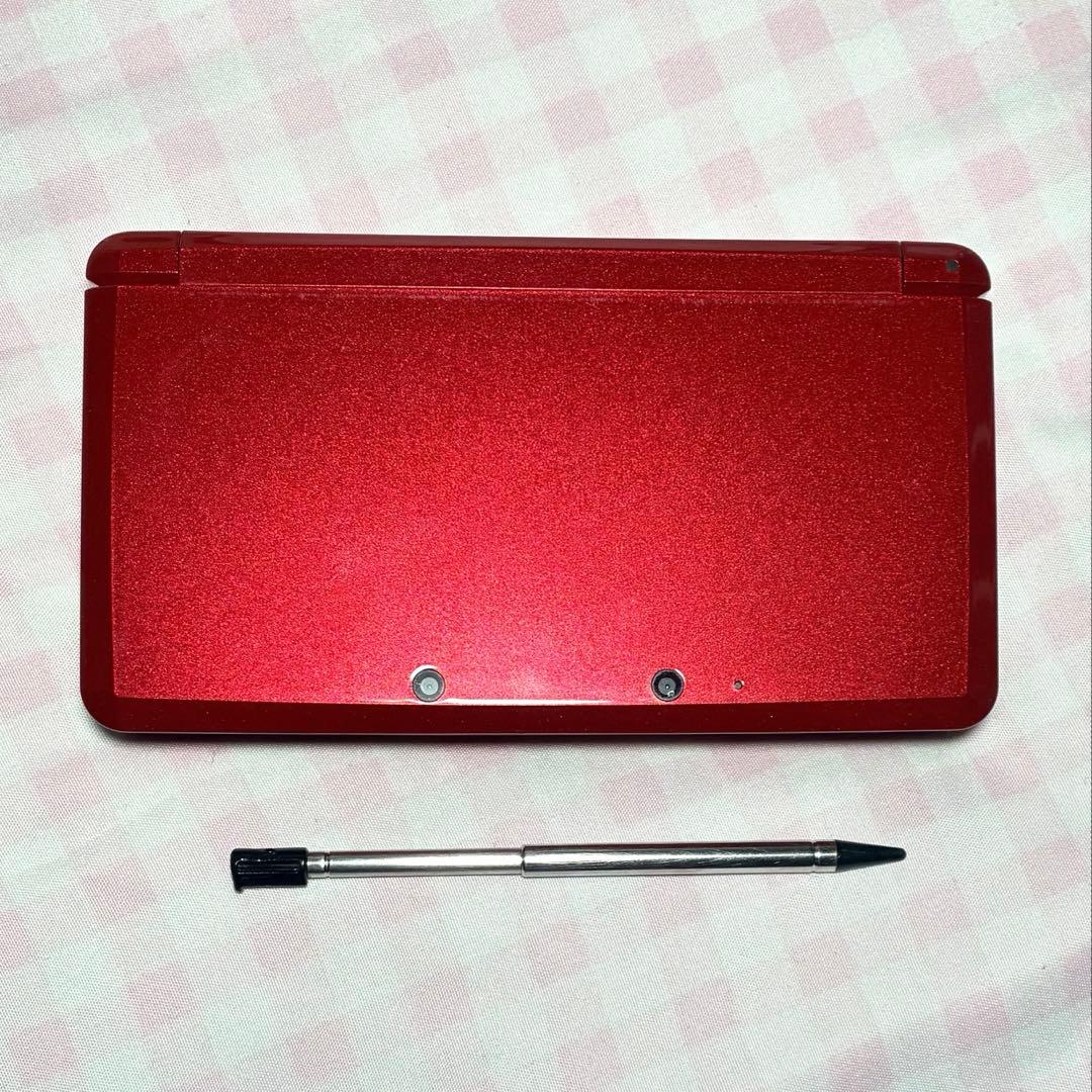 ニンテンドー3DS メタリックレッド 動作品