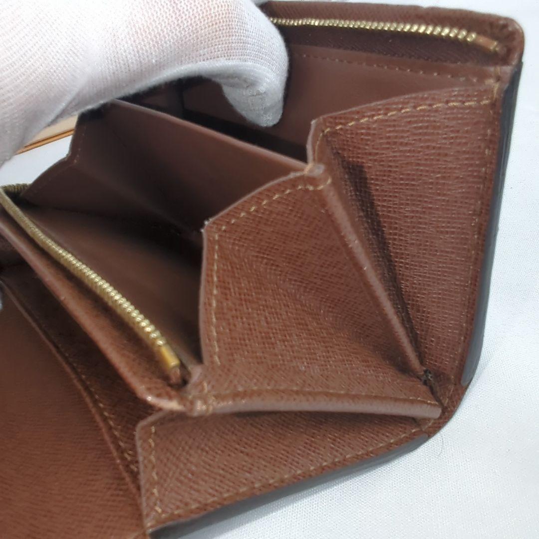 【美品】LOUISVUITTON ルイヴィトン モノグラム 二つ折り 財布