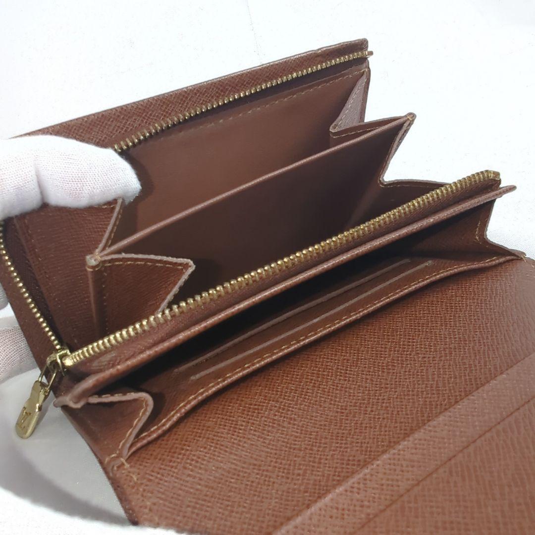 【美品】LOUISVUITTON ルイヴィトン モノグラム 二つ折り 財布