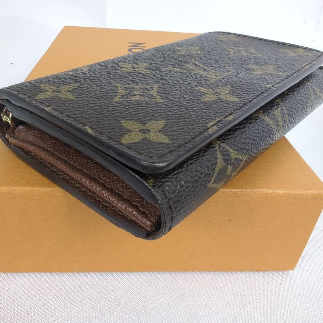 【美品】LOUISVUITTON ルイヴィトン モノグラム 二つ折り 財布