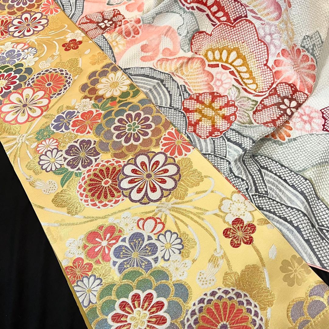 ■逸品■総絞り■吉祥松菊■古典正絹振袖フルセット■成人式結婚式■振袖一式
