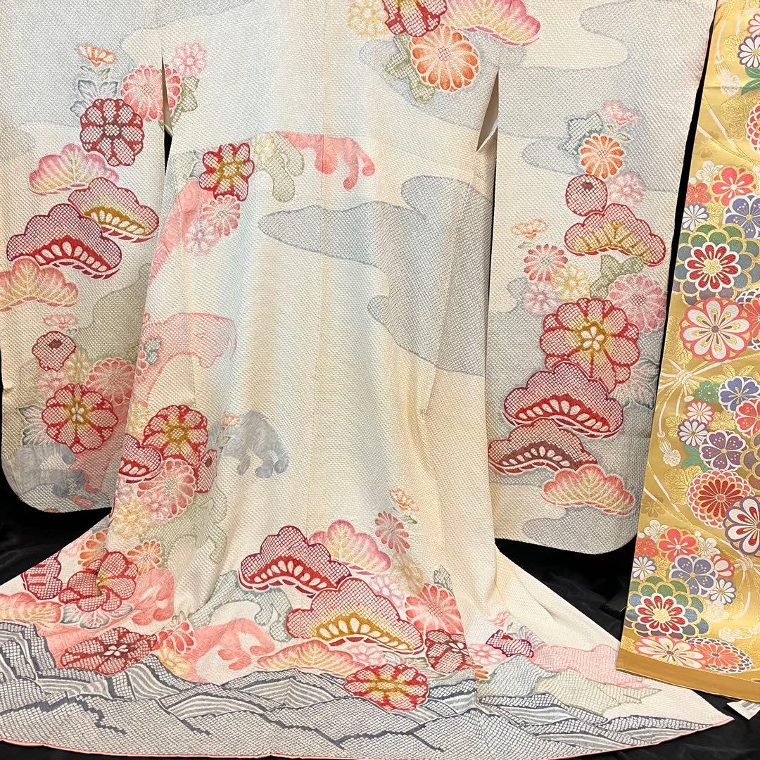 ■逸品■総絞り■吉祥松菊■古典正絹振袖フルセット■成人式結婚式■振袖一式