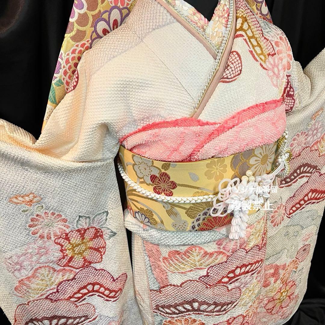 ■逸品■総絞り■吉祥松菊■古典正絹振袖フルセット■成人式結婚式■振袖一式