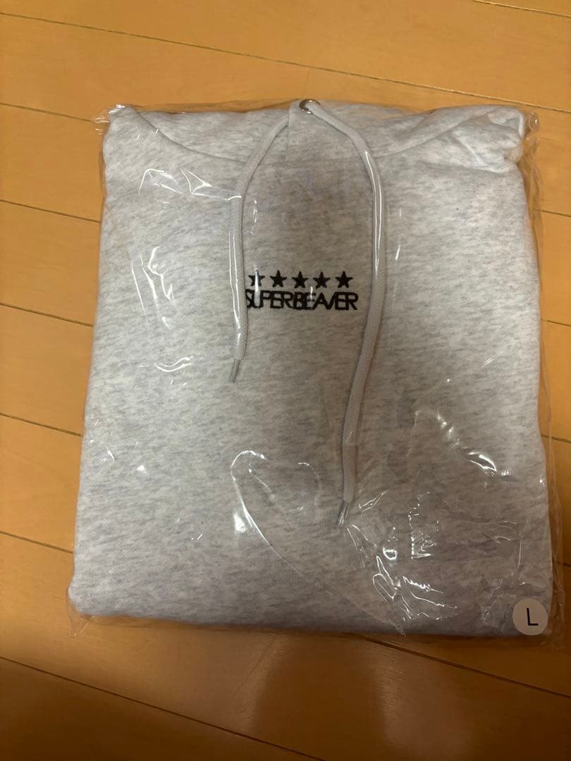 SUPER BEAVER ビックシルエットパーカー アッシュ Lサイズ