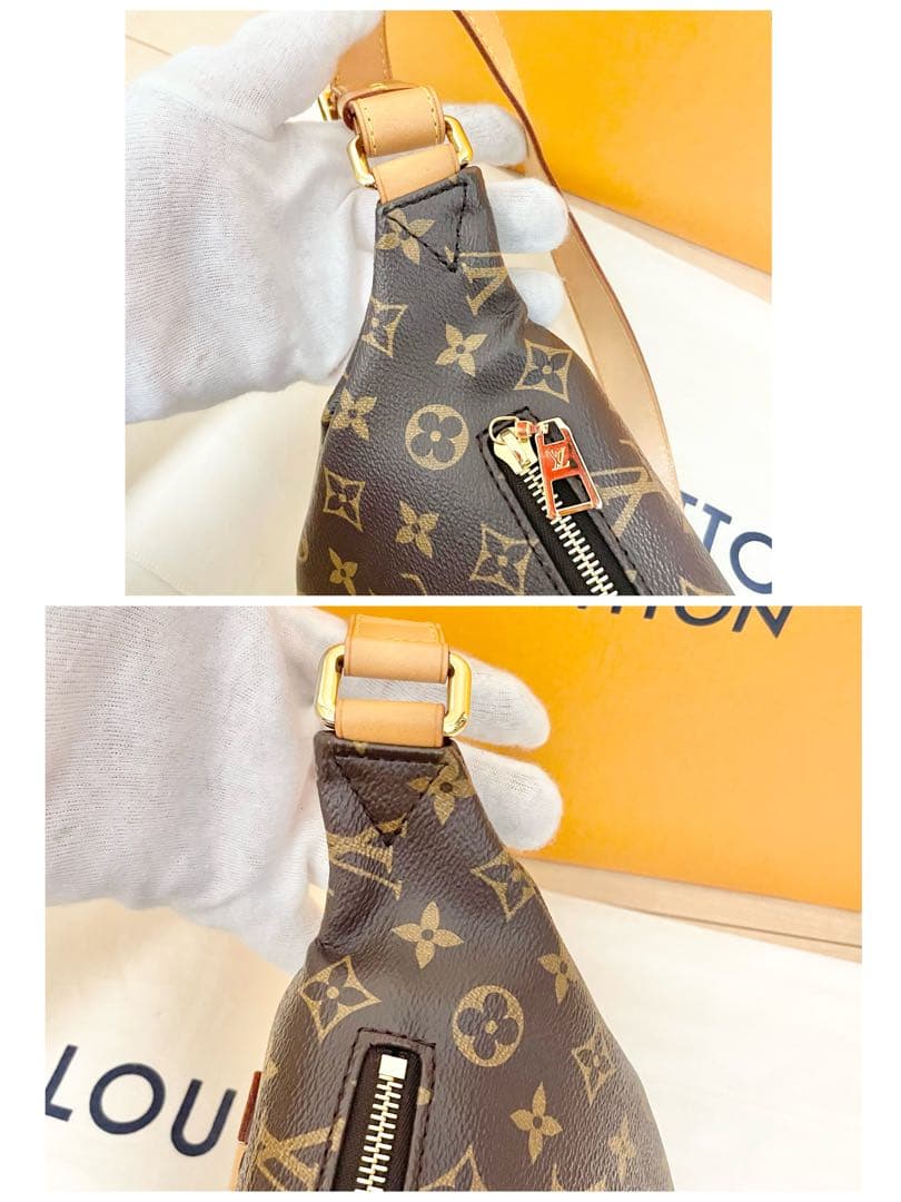 RFID 正規品 ルイヴィトン バムバッグ ボディバッグ ショルダーバッグ