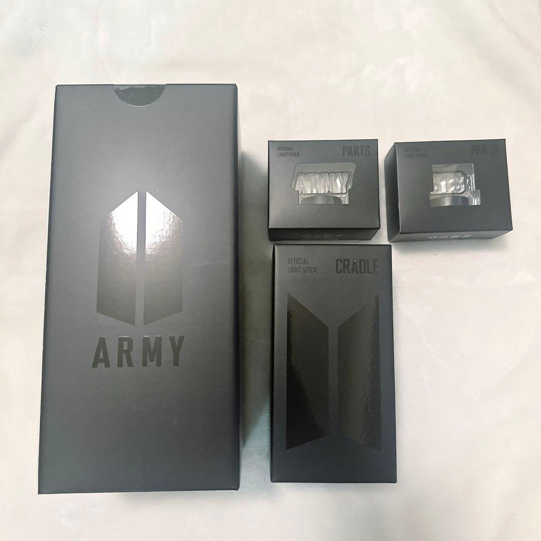 公式品 新品未開封 BTS アミボム ペンライト スタンド パーツ 全セット