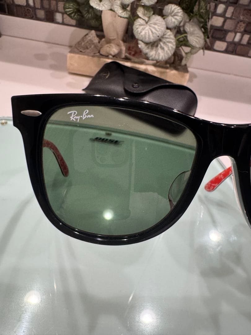 Ray-Ban ブラック サングラス RB2140-F wayfarer
