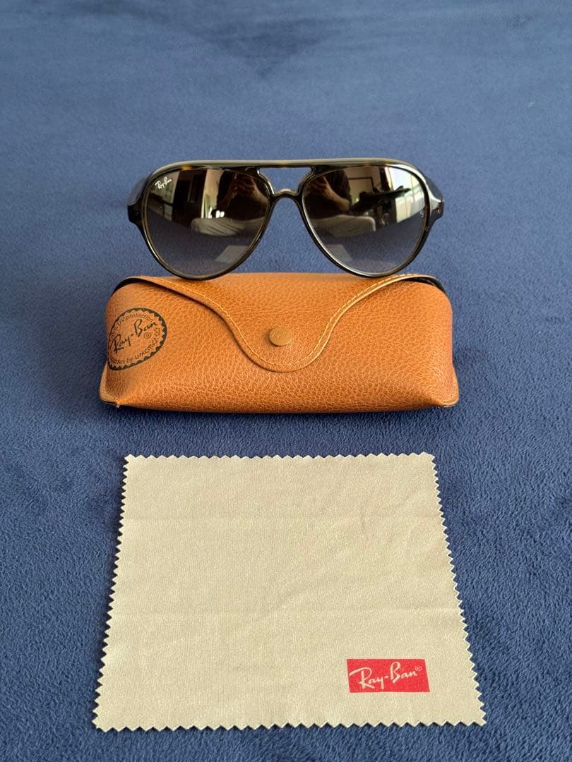 【中古】Ray-Ban CATS 5000 RB4125 べっ甲柄 サングラス