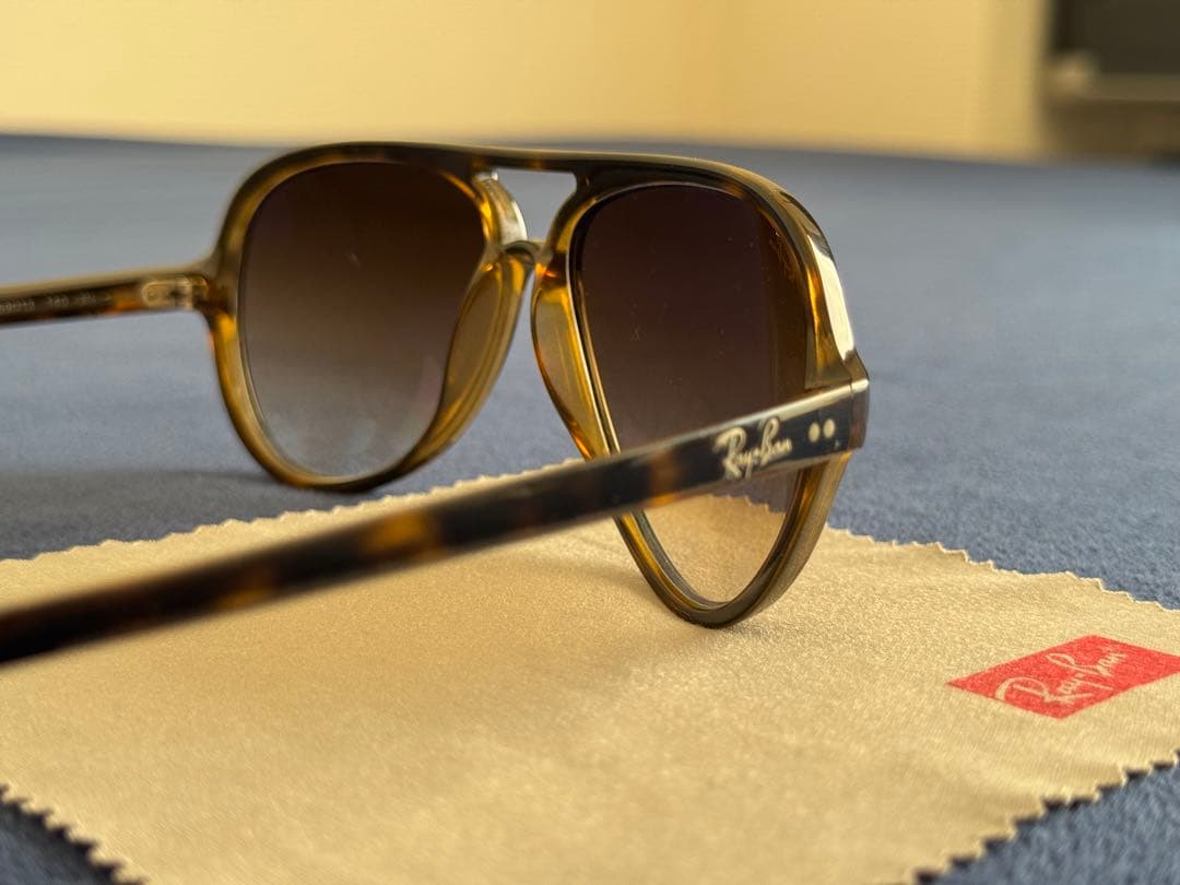 【中古】Ray-Ban CATS 5000 RB4125 べっ甲柄 サングラス