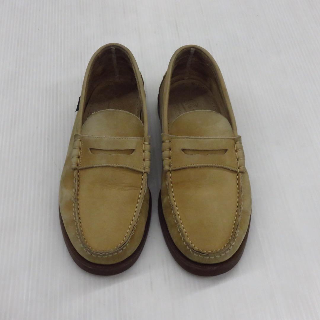 パラブーツコロー Paraboot CORAUX ベージュ スエード UK6.5