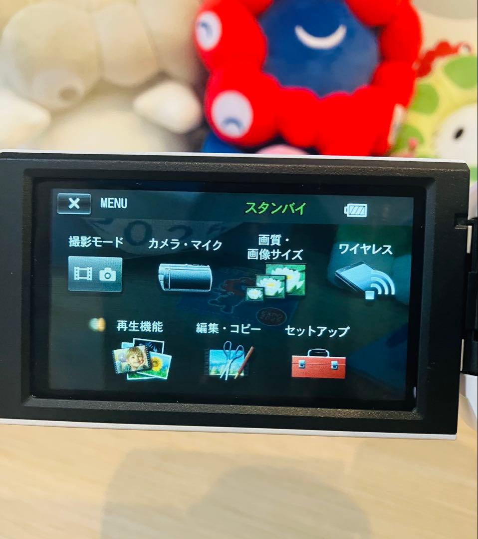 【美品】SONY デジタルHDビデオカメラ　HDR-CX680 W ホワイト