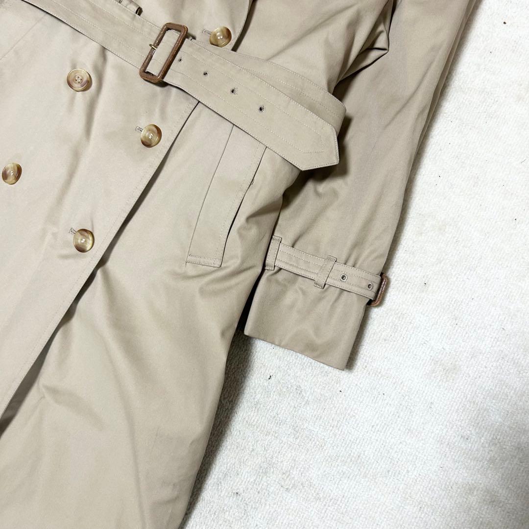 美品　アクアスキュータム　トレンチコート　スプリングコート　ライナー付き