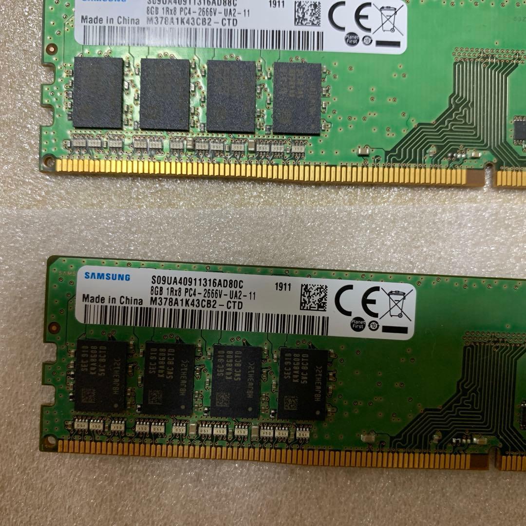SAMSUNG PCメモリ DDR4 2666MHz 16GB(8GB×2枚)