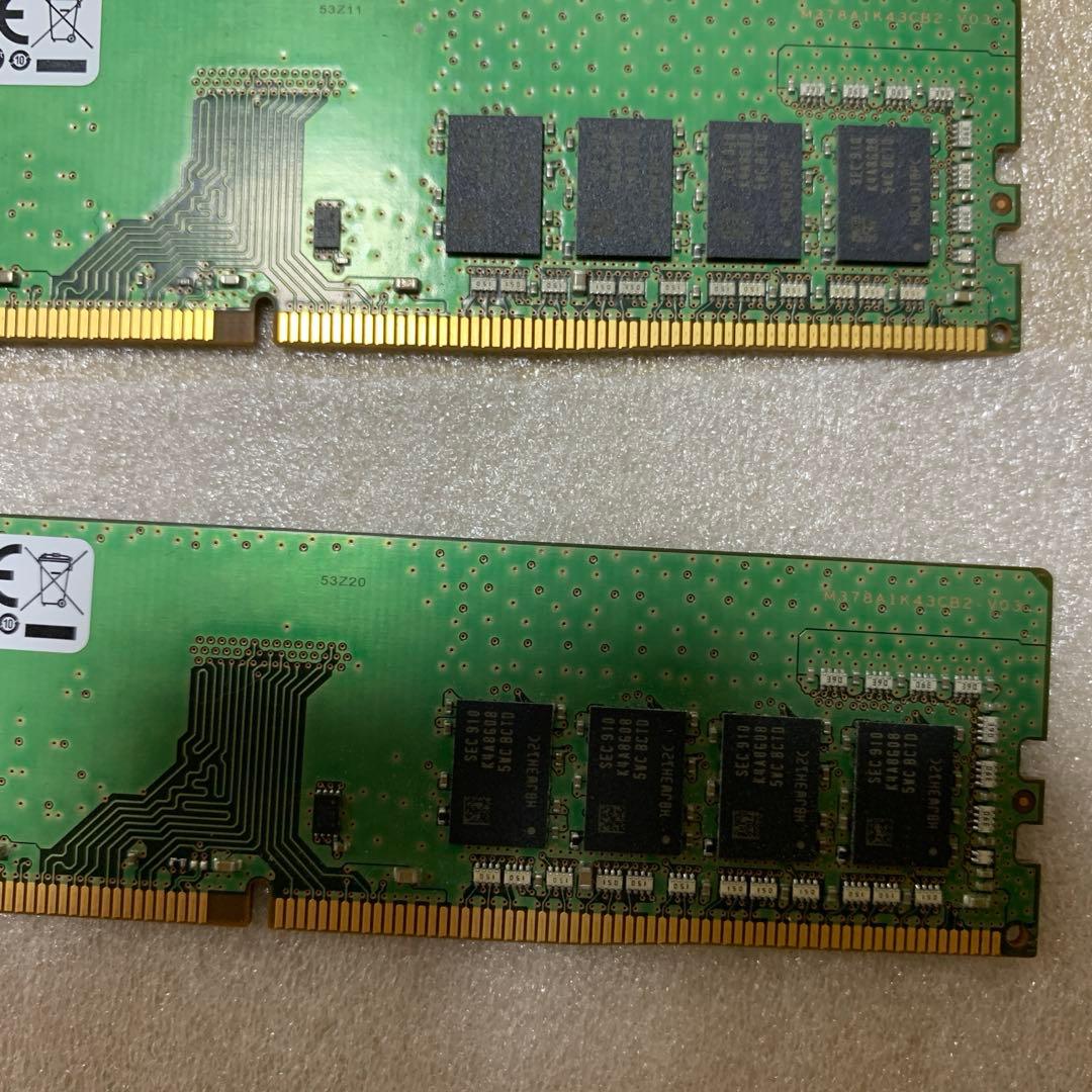 SAMSUNG PCメモリ DDR4 2666MHz 16GB(8GB×2枚)