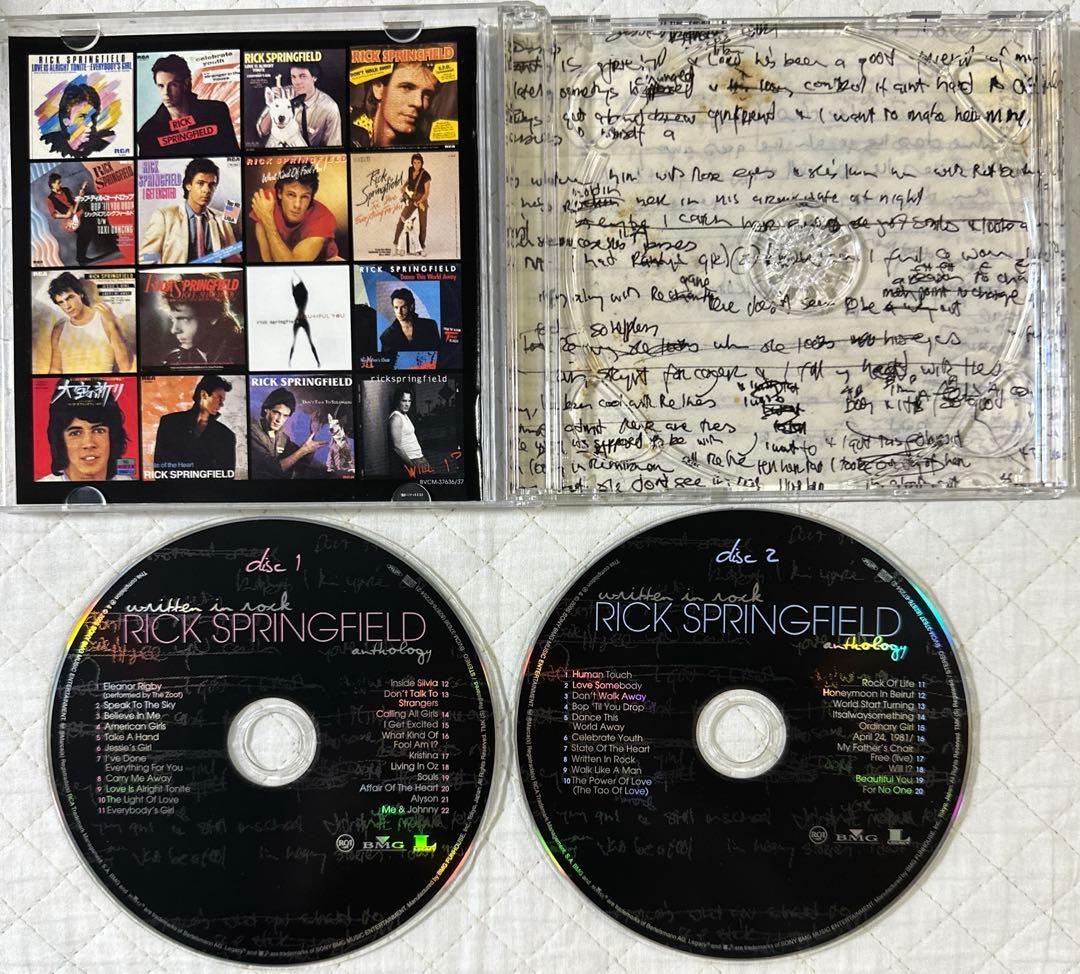 帯付き！国内盤2CD！リック・スプリングフィールド・アンソロジー