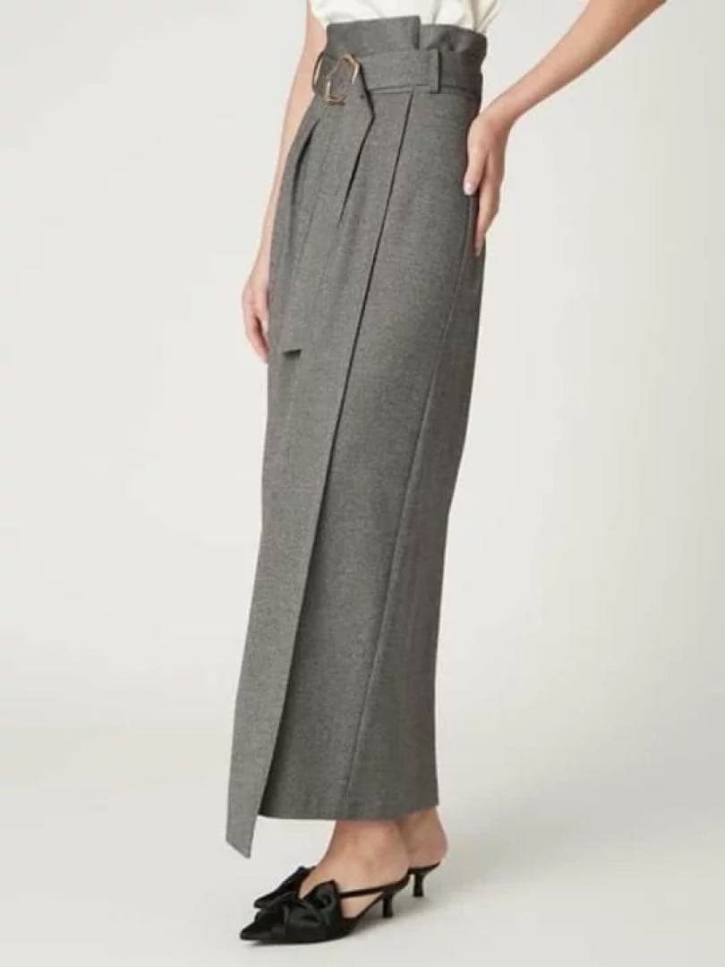 [Blue♣︎ ] FRAY I.D-ハイウエストタックデザインスカート