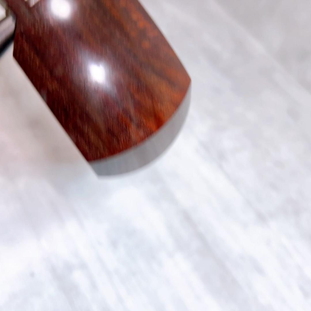 希少！　三味線　紅木　トチ　太棹　子持ち綾杉胴　二枚溝　金細　K18刻印　ケース
