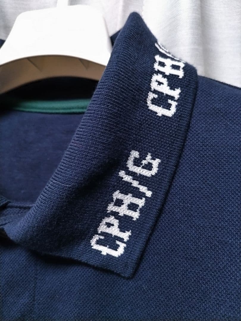 cph golf　キャプテンズヘルム　ポロシャツ　ネイビー　ボックスシルエット