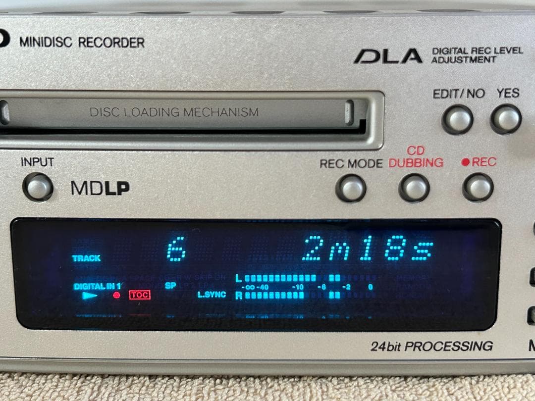 ONKYO オンキョー　MD-101A MDレコーダー取説付　中古動作確認済