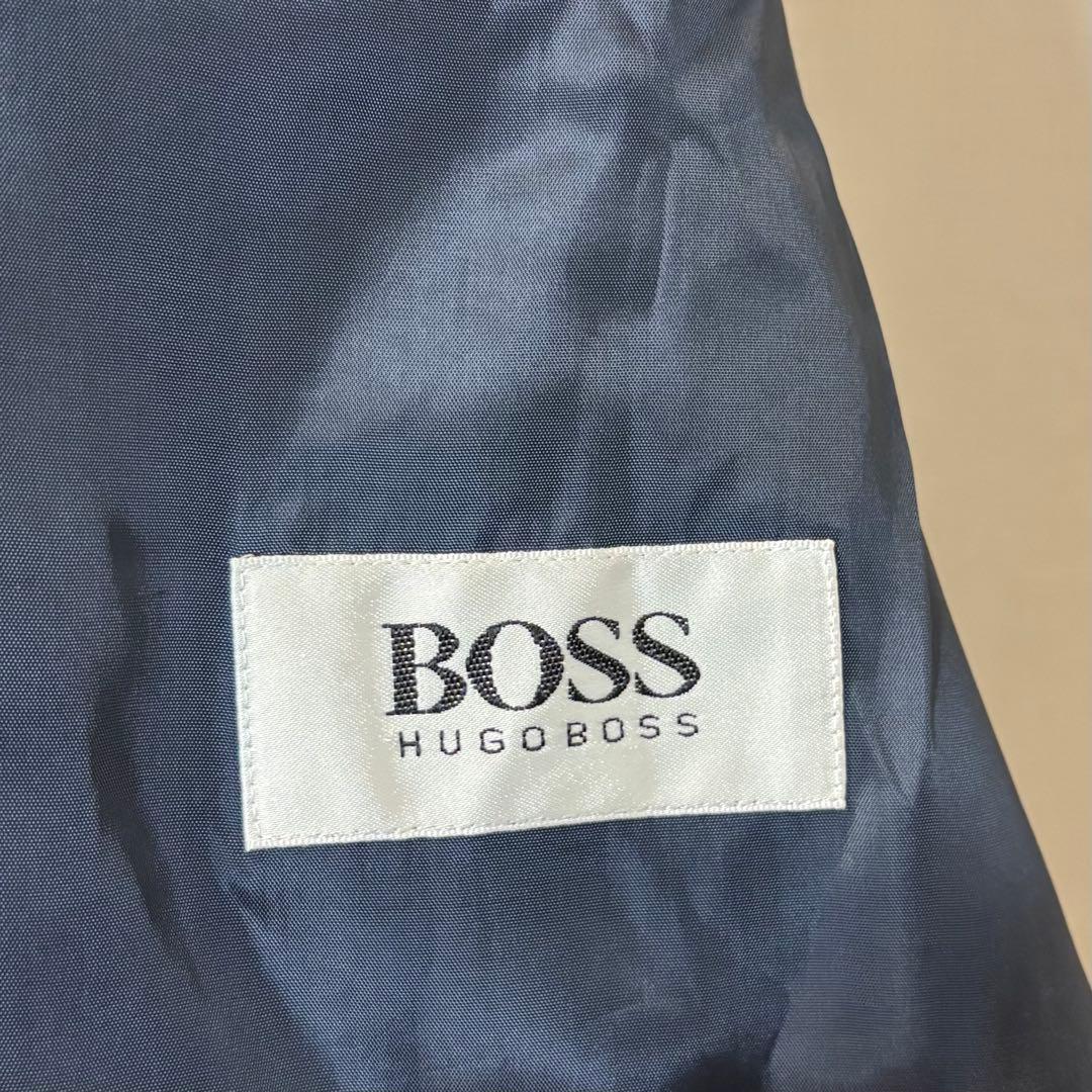 HUGO BOSS カシミヤ混 紺ブレ 金ボタン ダブル ヒューゴボス ネイビー