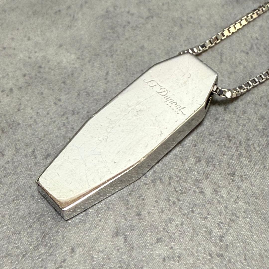 S.T. Dupont デュポン シルバーネックレス ロング
