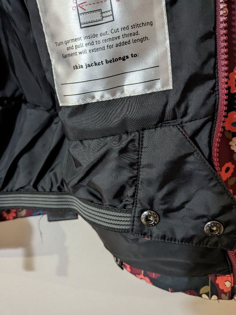 Burton 花柄 スノーボードウェア Sサイズ　バートン　美品