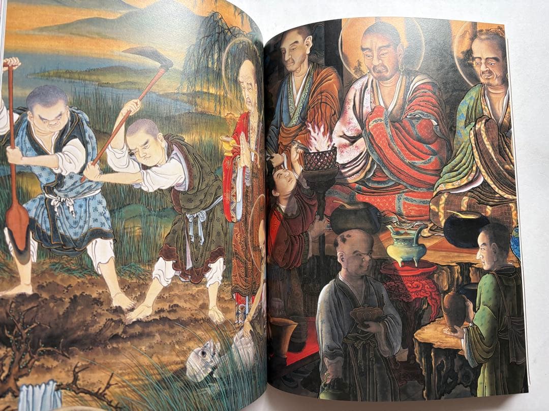 狩野一信　五百羅漢　幕末の鬼才　図録　山口県立美術館　日本画集　仏像　水墨画