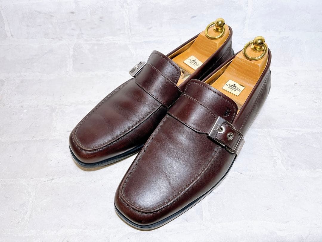 イタリア製【美品】TOD'S 上質 レザー ドライビングシューズ UK7.5