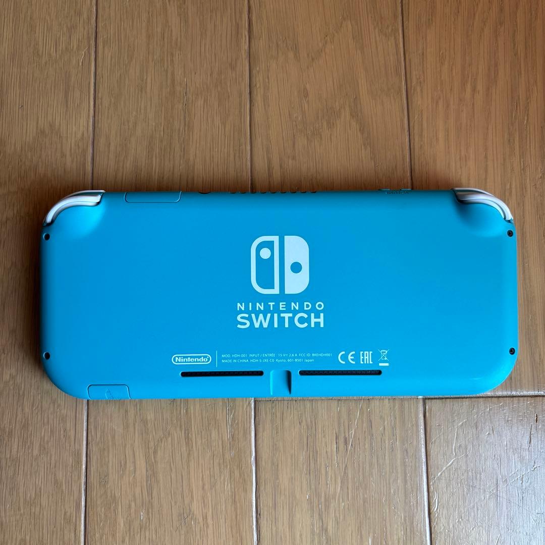 Nintendo Switch Lite ターコイズ 本体 充電器付き箱付き