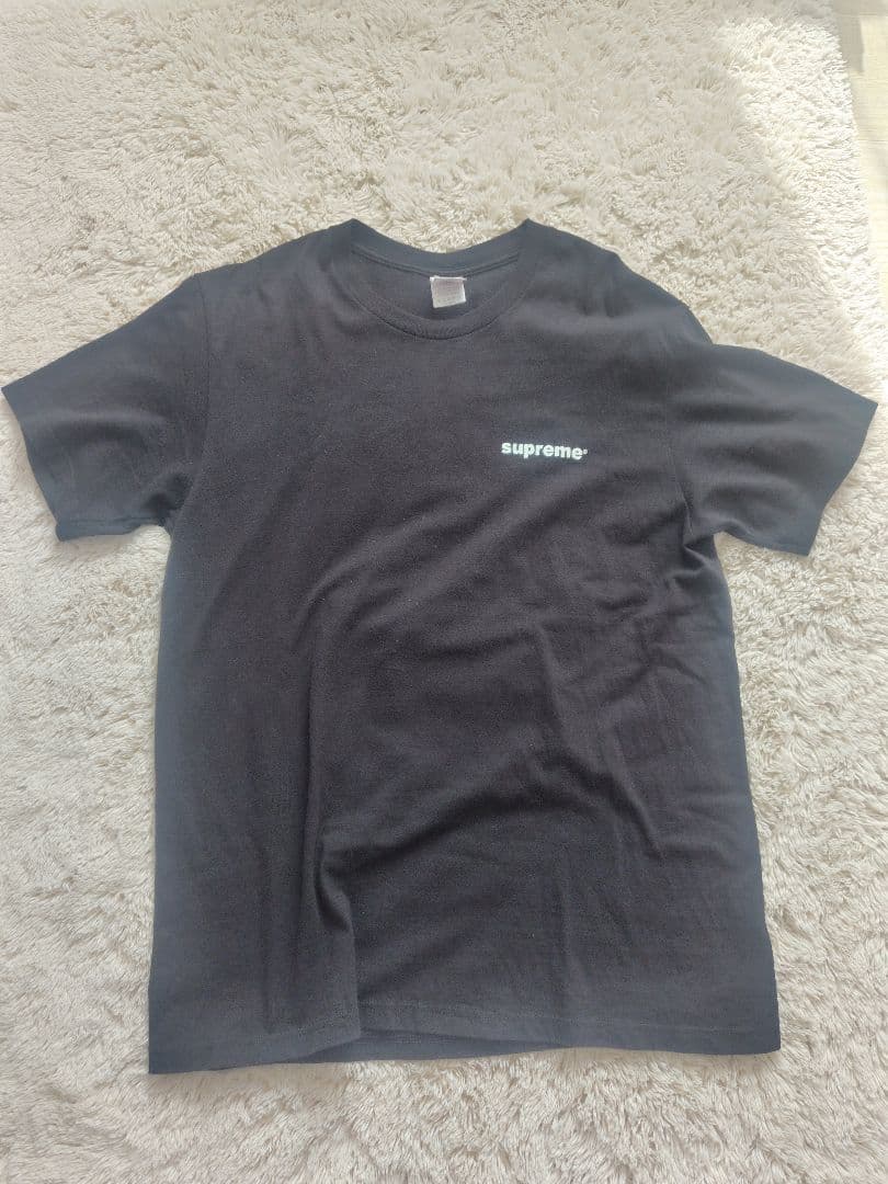 FUCK MONEY i love supreme Tシャツ ブラック