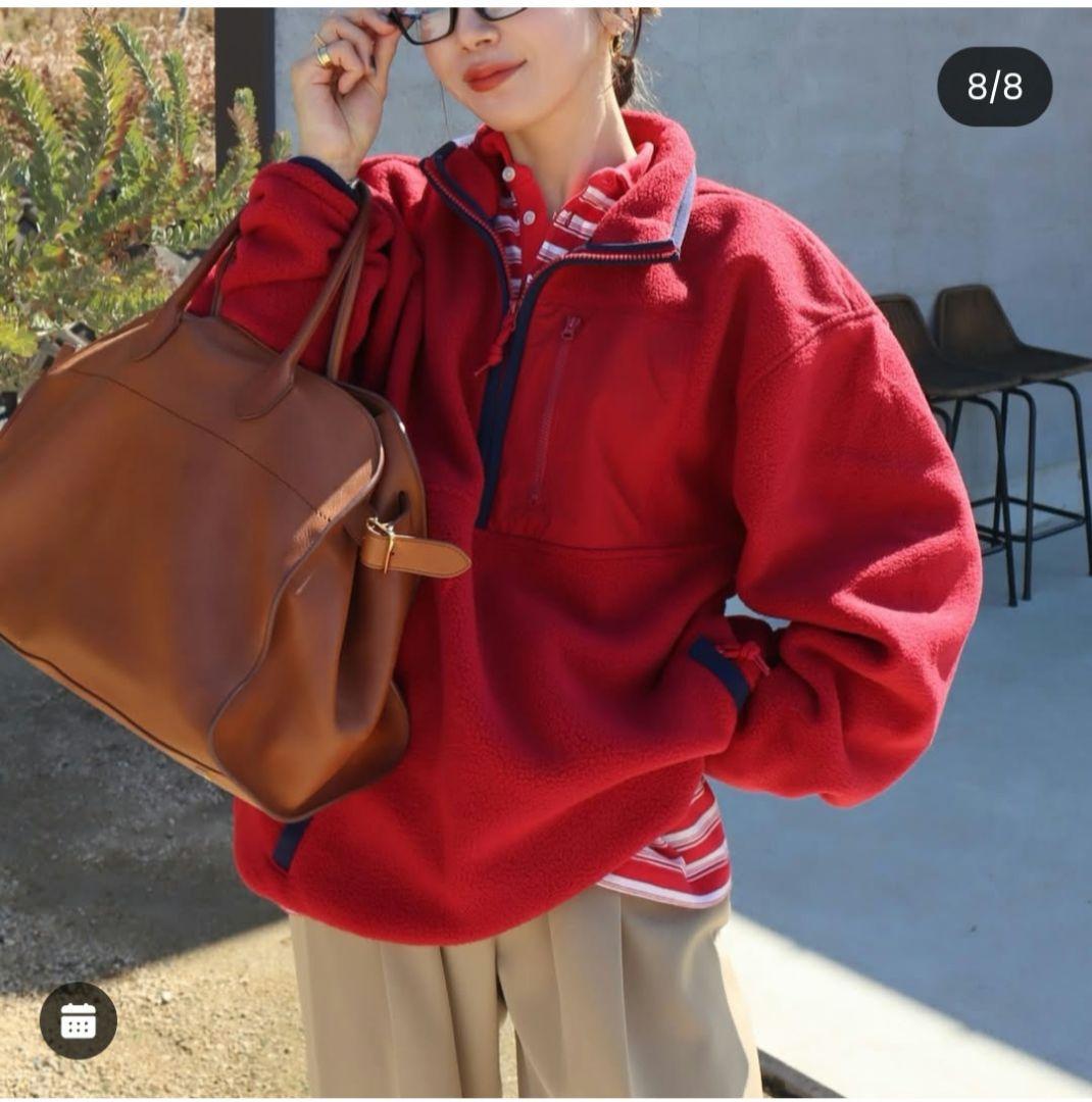 epa border polo“RED” エパ　ボーダーポロ