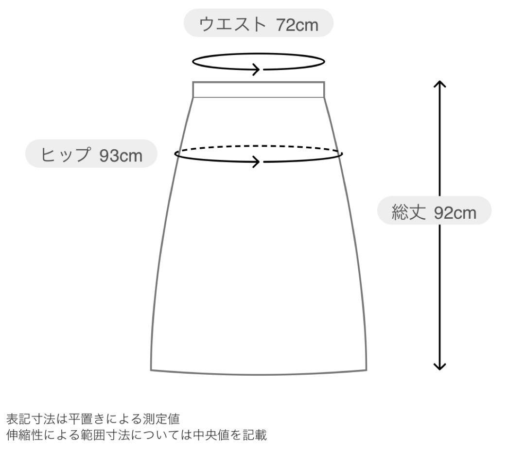 NOBLE ノーブル リバーレースIラインスカート　38 グレージュ　2024