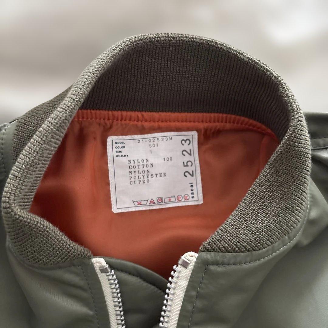 ジャケット・アウター sacai Nylon Twill MA-1 Blouson