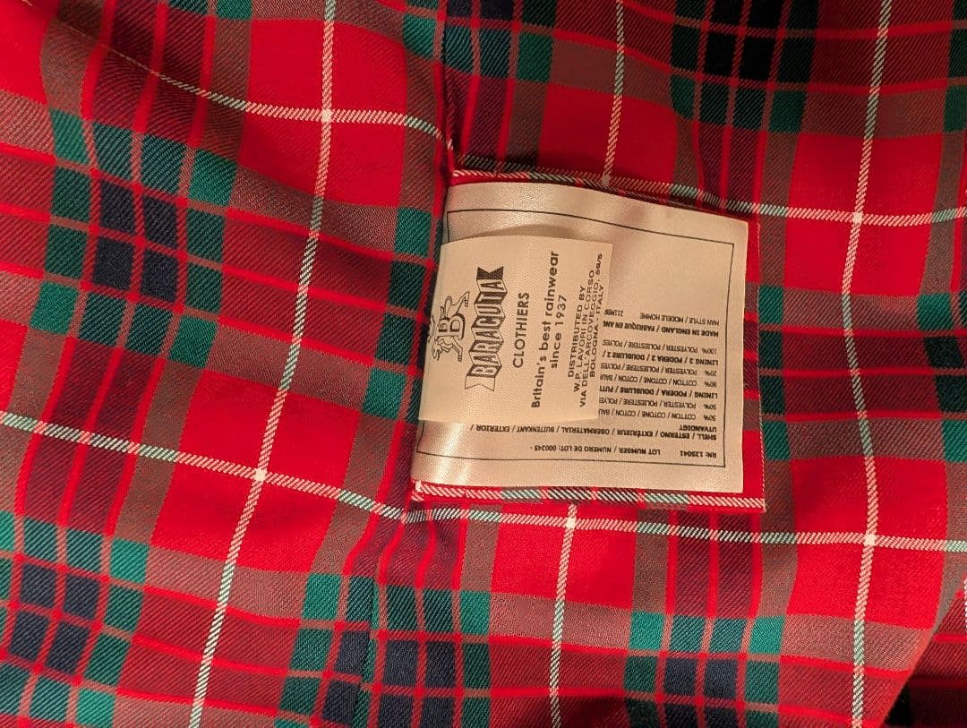 BARACUTA バラクータ ジャケット Size:42