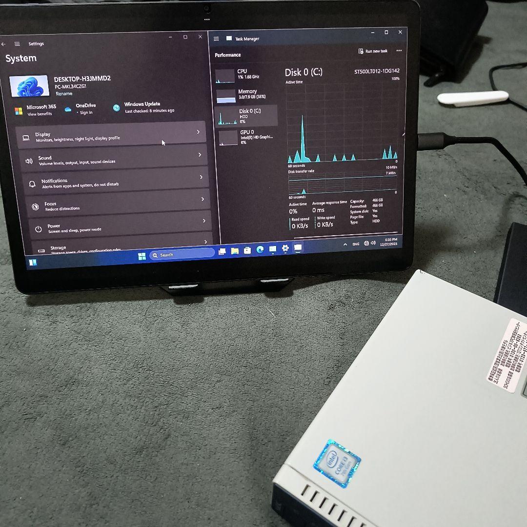ツ*ル様 NEC Mini PC Mate i3 8GB/500GB HDD 省