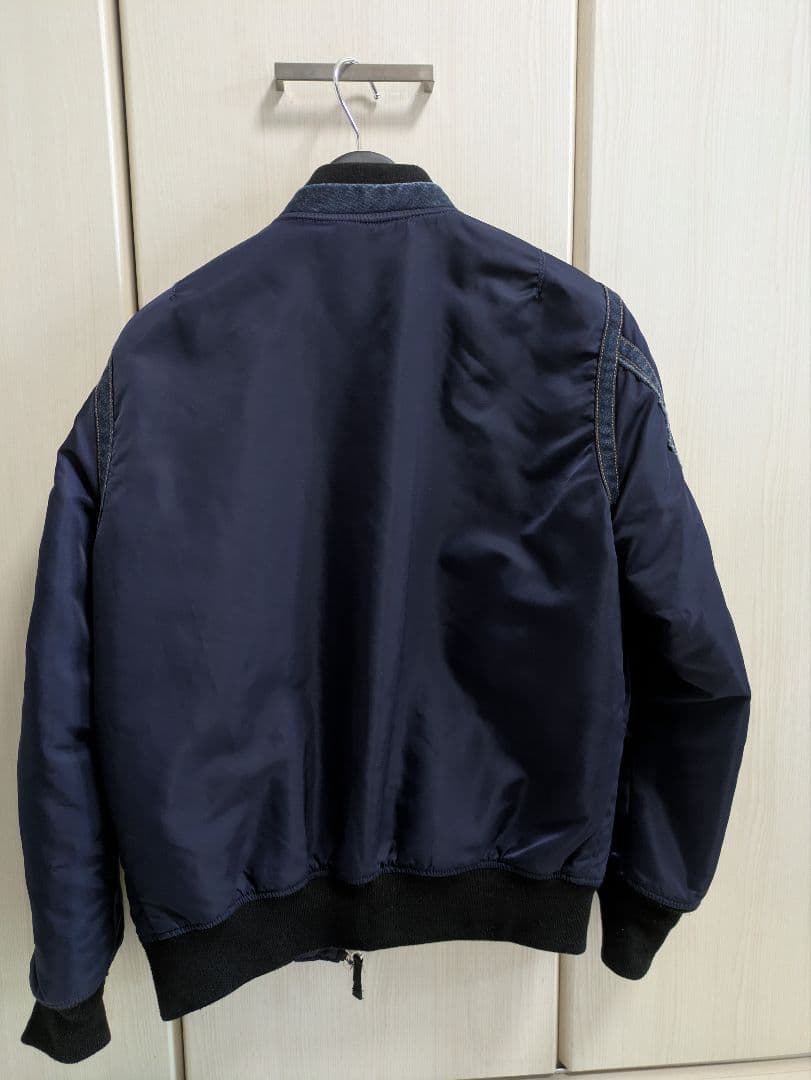 DIESEL ネイビー MA-1ジャケット